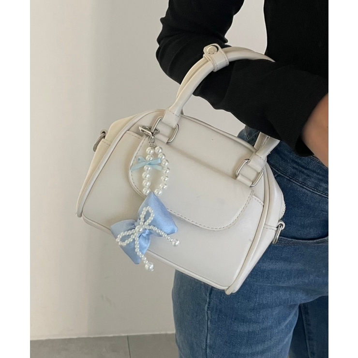 ダブルパールリボンキーホルダー[品番：WG010092555]｜WEGO【WOMEN