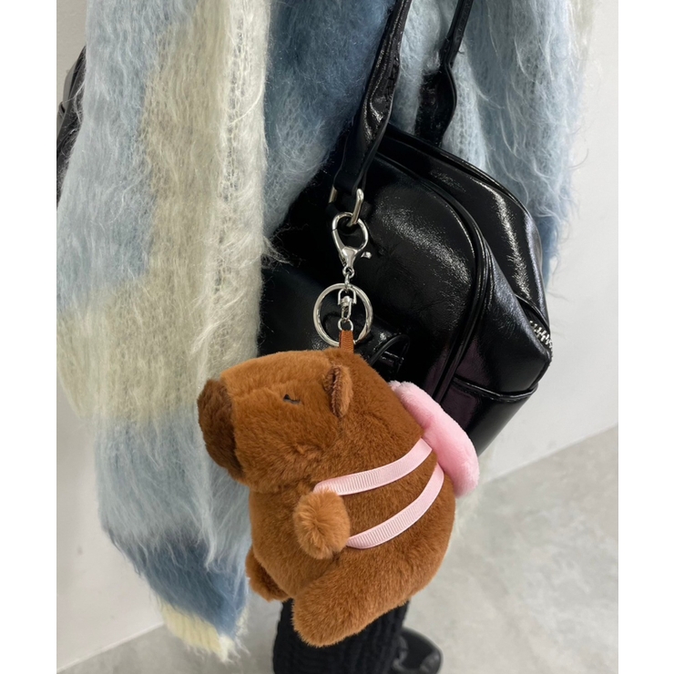 柄2 | リュックカピバラぬいぐるみキーホルダー | WEGO【WOMEN】