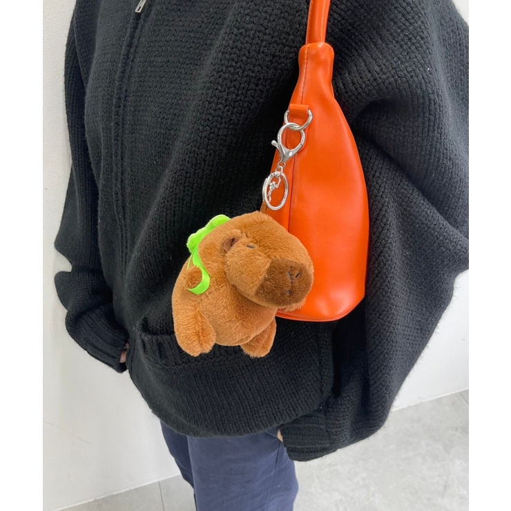 リュックカピバラぬいぐるみキーホルダー | WEGO【WOMEN】 | 詳細画像6 