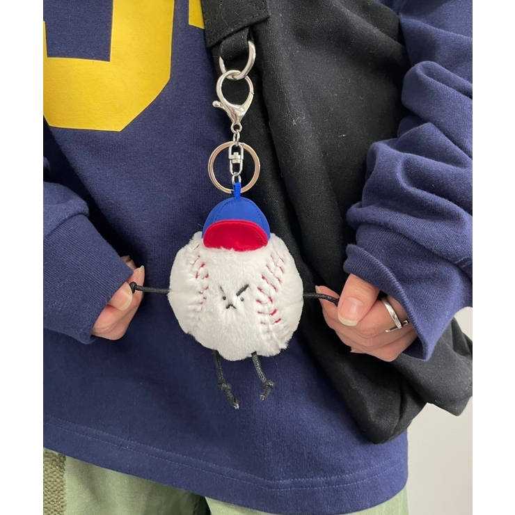 スポーツボールぬいぐるみキーホルダー[品番：WG010092665