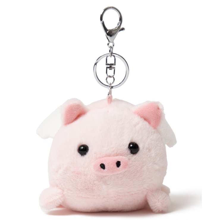 ふりふりエンジェルあにまるぬいぐるみキーホルダー[品番：WG010092666