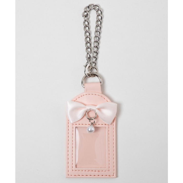 パールリボンIDフォトケースキーホルダー[品番：WG010092698]｜WEGO
