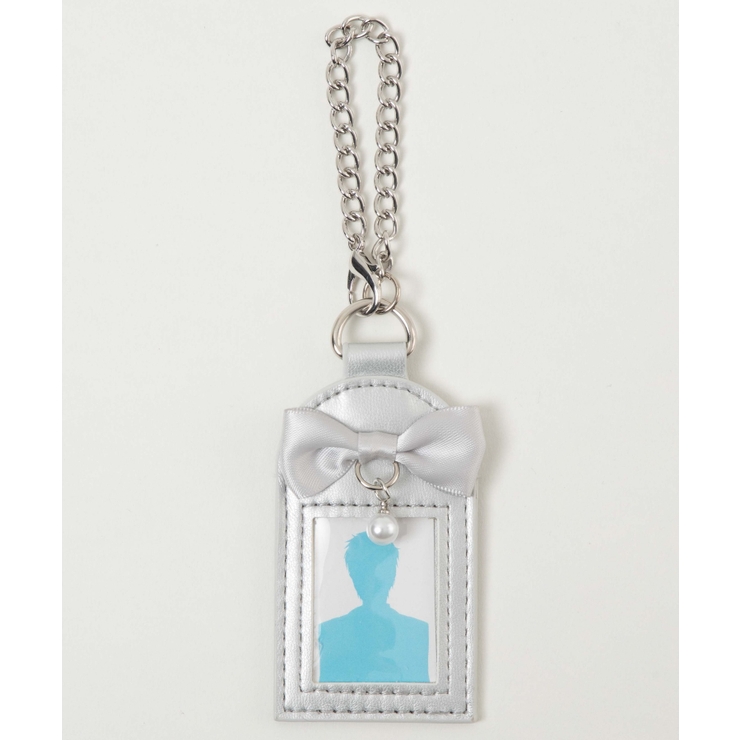 パールリボンIDフォトケースキーホルダー[品番：WG010092698]｜WEGO