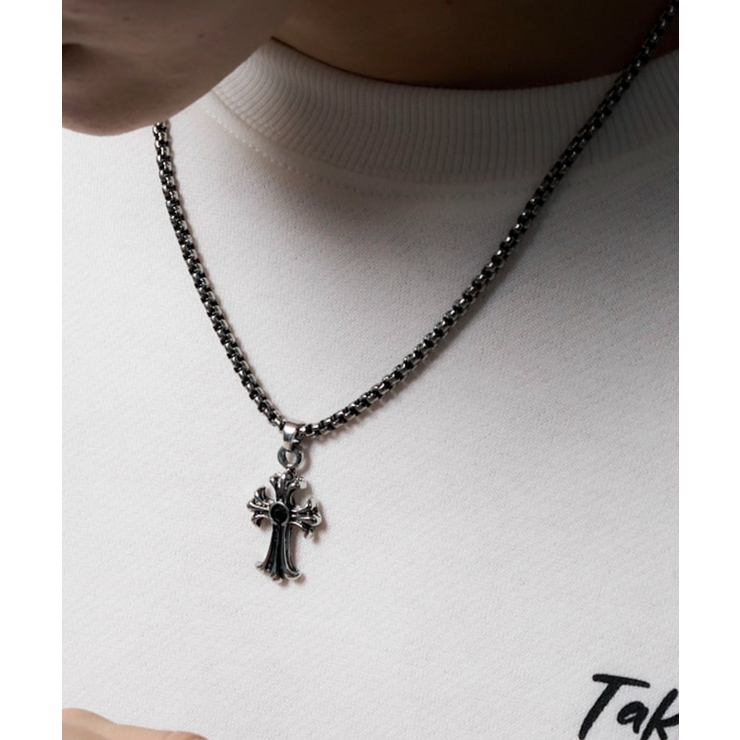 Mスネークチェーンモチーフネックレス[品番：WG010092745]｜WEGO