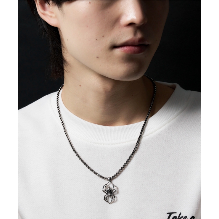 Mスネークチェーンモチーフネックレス[品番：WG010092745]｜WEGO