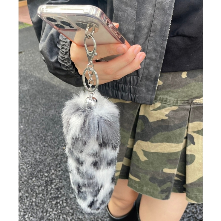 柄1 | 総柄しっぽキーホルダー | WEGO【WOMEN】