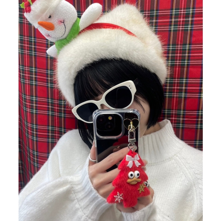 ミニキラリンツリーモンスターぬいぐるみキーホルダー[品番