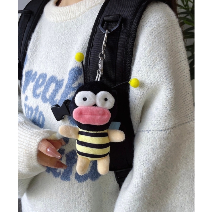 スリムたらこみつばちぬいぐるみキーホルダー[品番：WG010093036