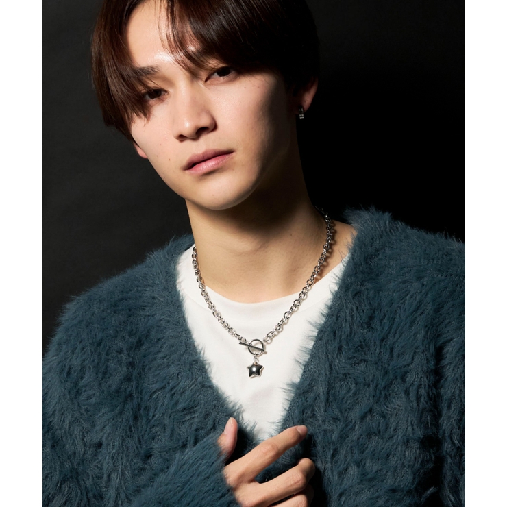 柄4 | Mぷっくりモチーフネックレス | WEGO【MEN】