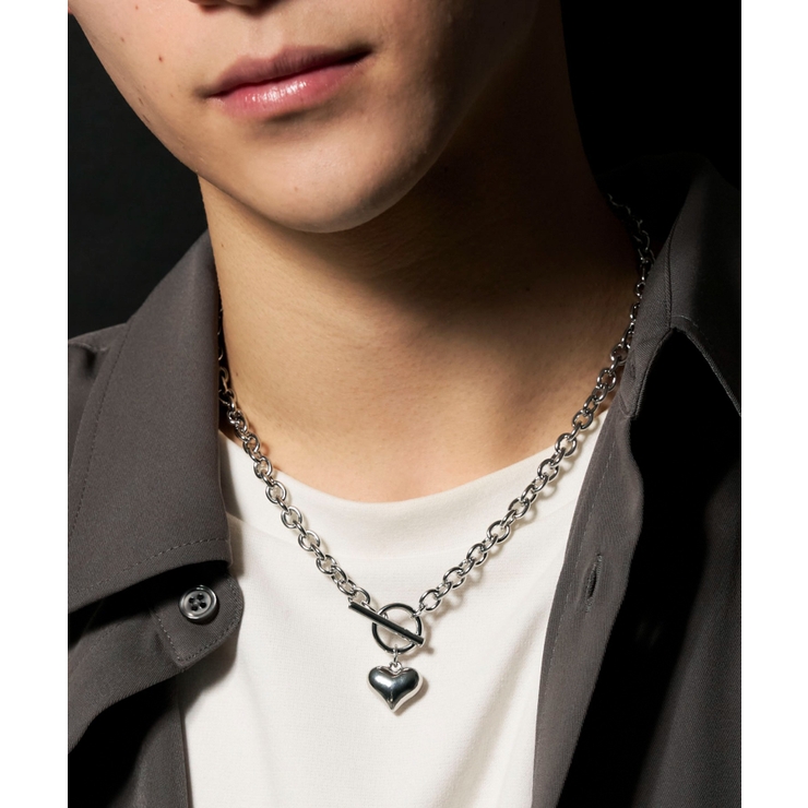 Mぷっくりモチーフネックレス | WEGO【MEN】 | 詳細画像7 