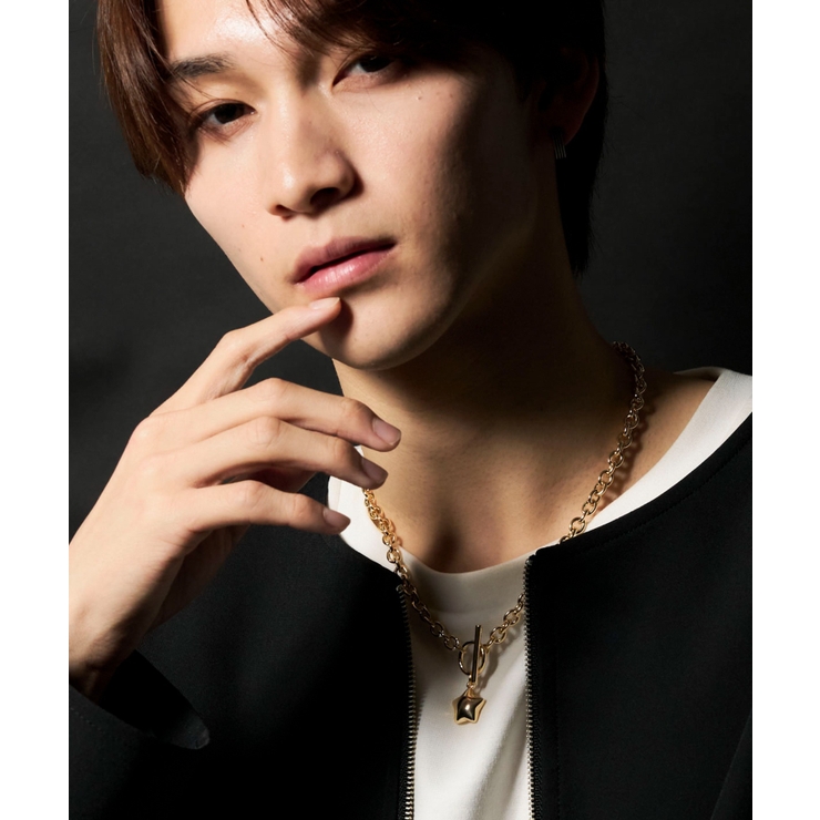 Mぷっくりモチーフネックレス | WEGO【MEN】 | 詳細画像11 