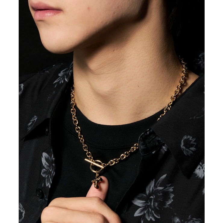 Mぷっくりモチーフネックレス | WEGO【MEN】 | 詳細画像21 