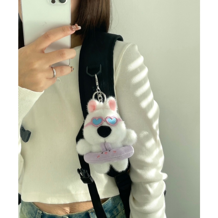 バカンスわんこぬいぐるみキーホルダー[品番：WG010093107]｜WEGO