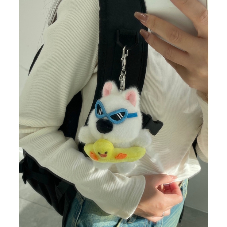 バカンスわんこぬいぐるみキーホルダー[品番：WG010093107]｜WEGO