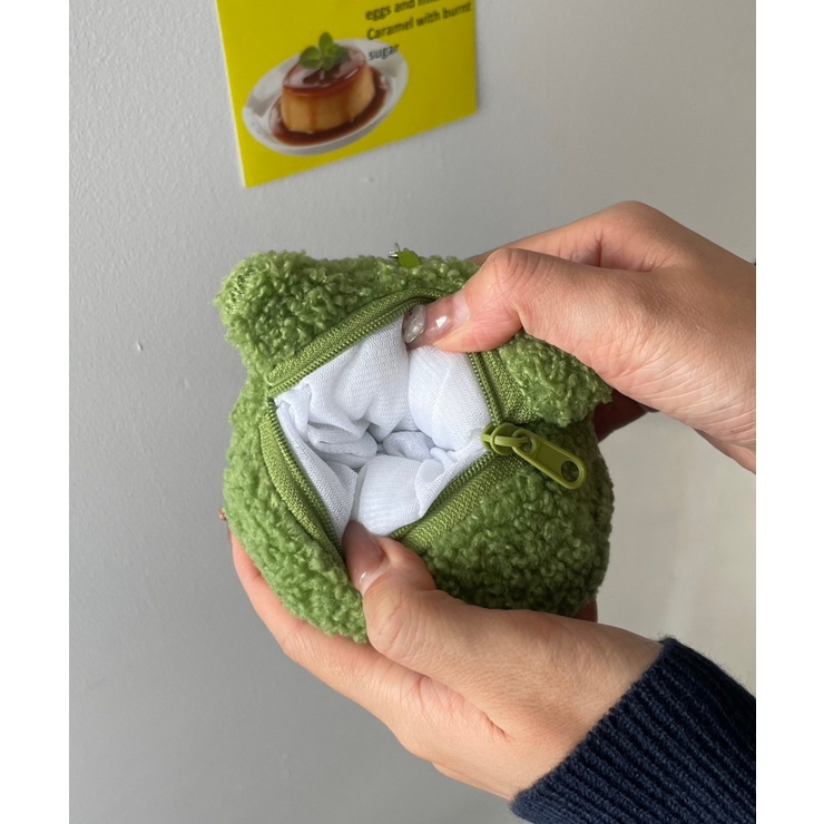 もこもこけろちゃんぬいぐるみポーチ | WEGO【WOMEN】 | 詳細画像4 
