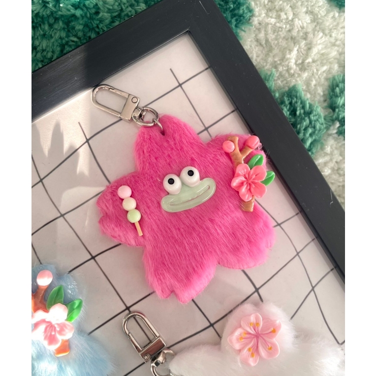 ♡kr2hkr♡　ふわコロショルダー　ユキエモン3点セット モーテルキーホルダー（五ェ門）/ Motel Keychain (Goemon) | モノモ