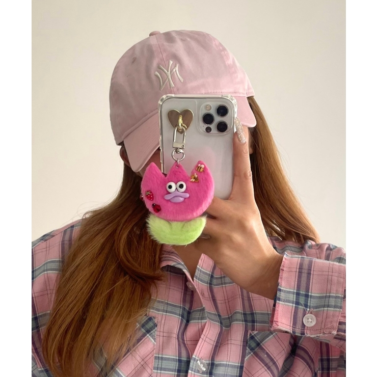 ラブリーチューリップモンスターぬいぐるみキーホルダー[品番
