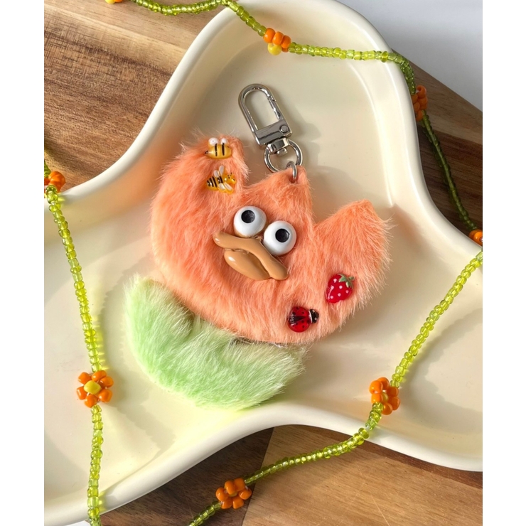 ラブリーチューリップモンスターぬいぐるみキーホルダー[品番