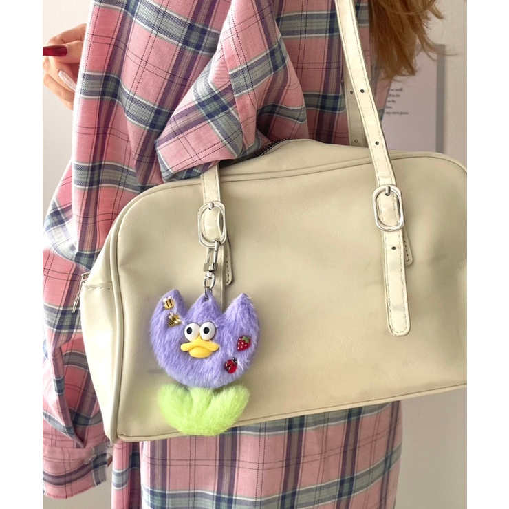 ラブリーチューリップモンスターぬいぐるみキーホルダー[品番