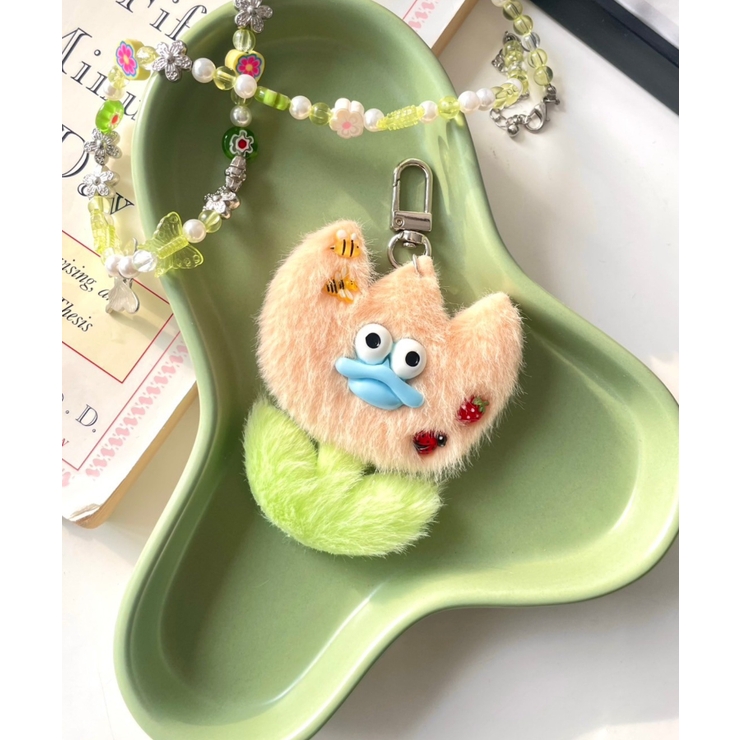 ラブリーチューリップモンスターぬいぐるみキーホルダー[品番 