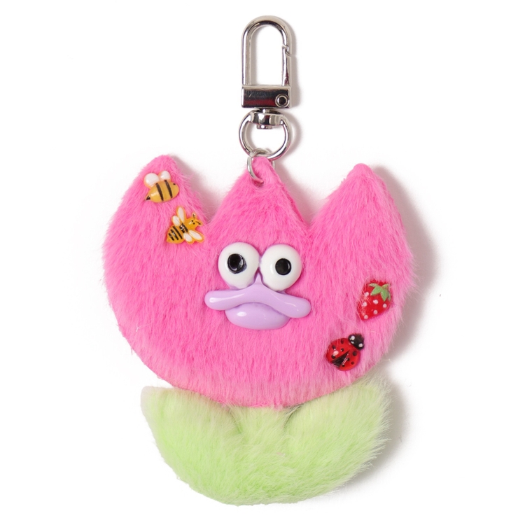 ラブリーチューリップモンスターぬいぐるみキーホルダー[品番