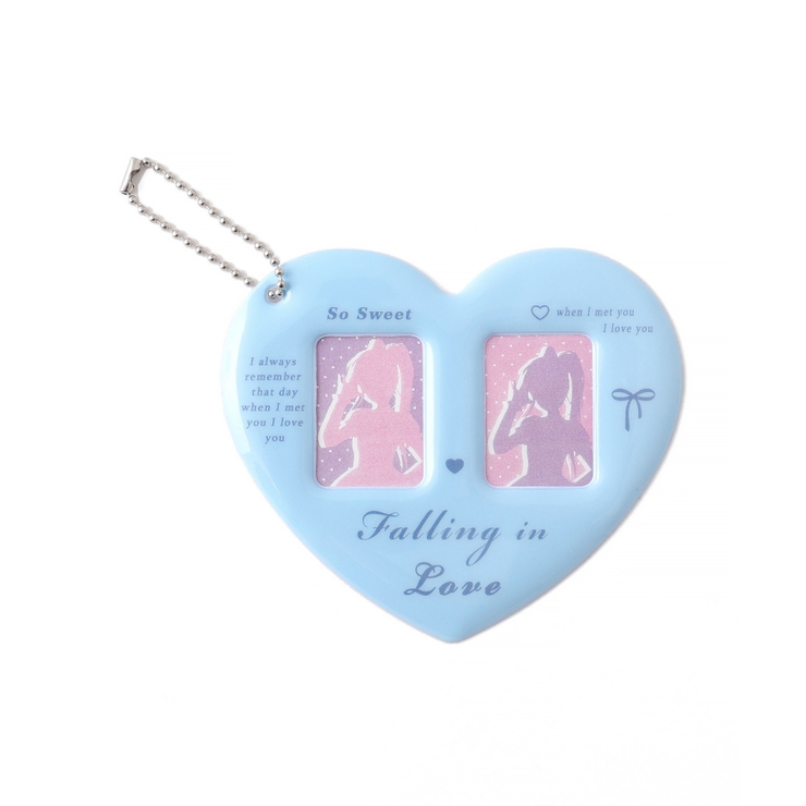 ハートIDフォトケースキーホルダー | WEGO【WOMEN】 | 詳細画像1 