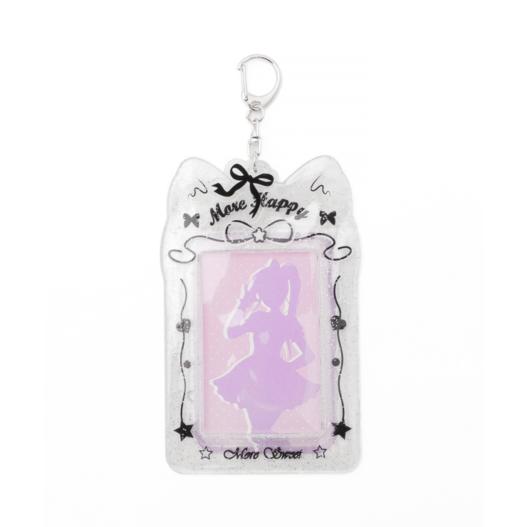 柄2 | クリアラメネコカードホルダーキーホルダー | WEGO【WOMEN】