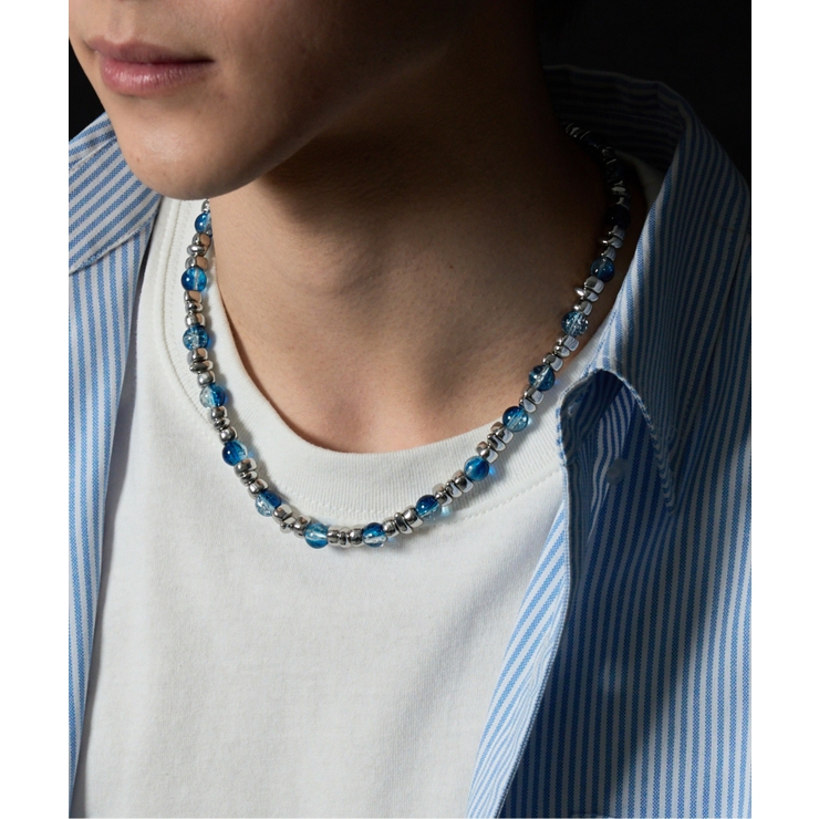 Mクラックデザインネックレス | WEGO【MEN】 | 詳細画像1 