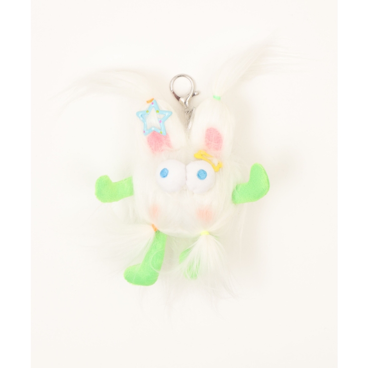 ホワイト | うさみみモンスターぬいぐるみキーホルダー | WEGO【WOMEN】