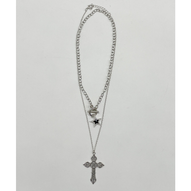 【激安アウトレット!】 L2Pスタークロスネックレス[品番：WG010094029]｜WEGO【WOMEN アクセサリー