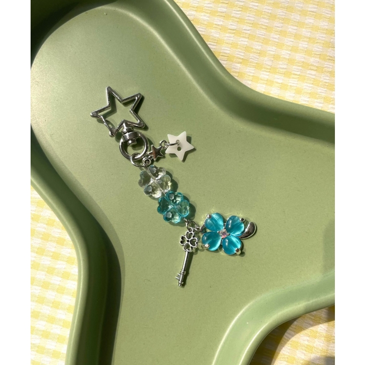 ビジュークローバービーズキーホルダー | WEGO【WOMEN】 | 詳細画像1 