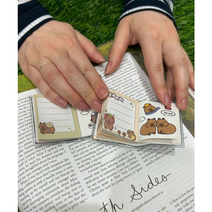 ボールチェーン付きカピバラステッカーメモ | WEGO【WOMEN】 | 詳細画像3 
