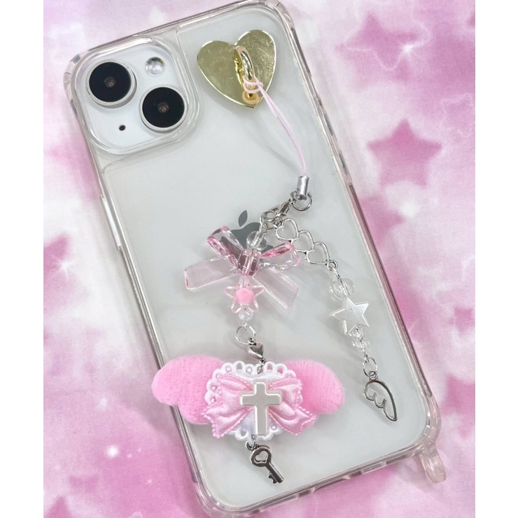 ピンク | クロスエンジェルキーホルダー | WEGO【WOMEN】