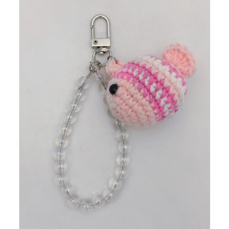 ピンク | おさかなビーズキーホルダー | WEGO【WOMEN】