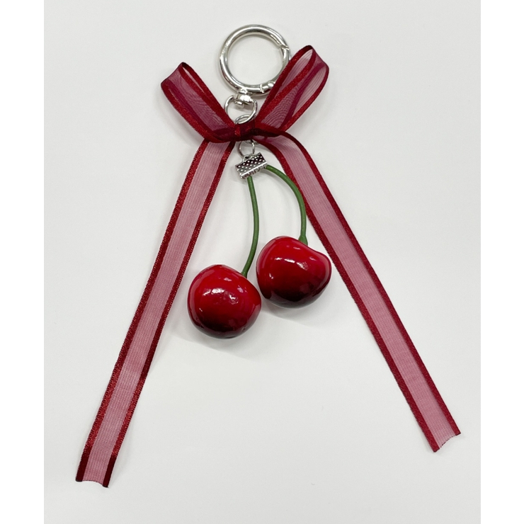 ビッグチェリーリボンキーホルダー | WEGO【WOMEN】 | 詳細画像1 