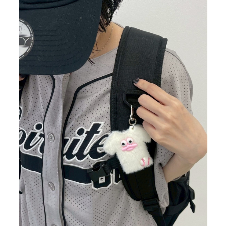 ホワイト | イケイケスポーツユニフォームモンスターぬいぐるみキーホルダー | WEGO【WOMEN】