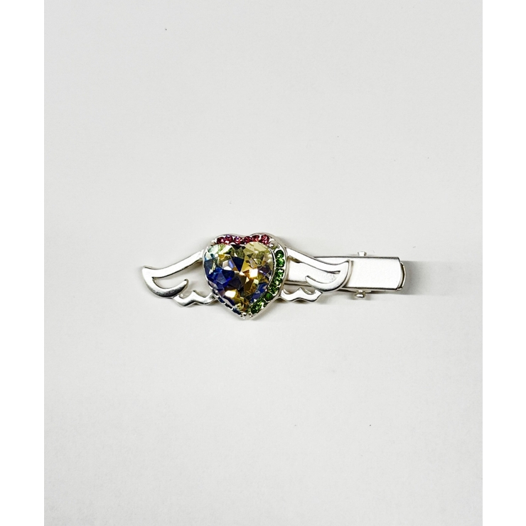 柄2 | Lストーンハートフェザークリップ | WEGO【WOMEN】