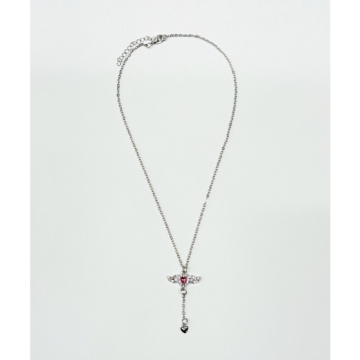Lストーンハートフェザーネックレス | WEGO【WOMEN】 | 詳細画像1 