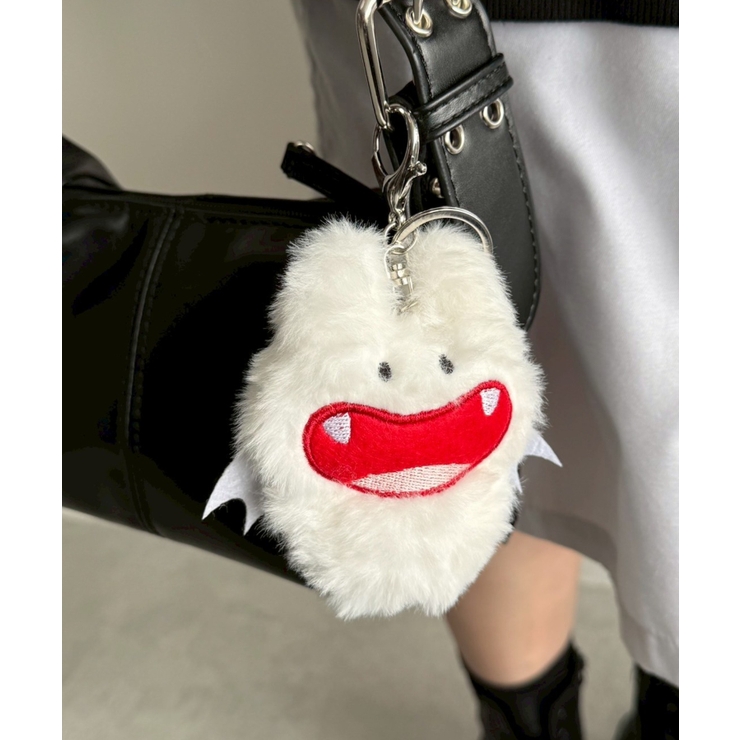♡kr2hkr♡　ふわコロショルダー　ユキエモン3点セット ぷかぷかモンスターぬいぐるみキーホルダー｜WEGO（ウィゴー