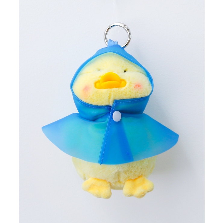 ポムポムプリン マスコット　雨合羽　レインコート　ぬいぐるみ　キーホルダー ポムポムプリン マスコット 雨合羽 レインコート ぬいぐるみ