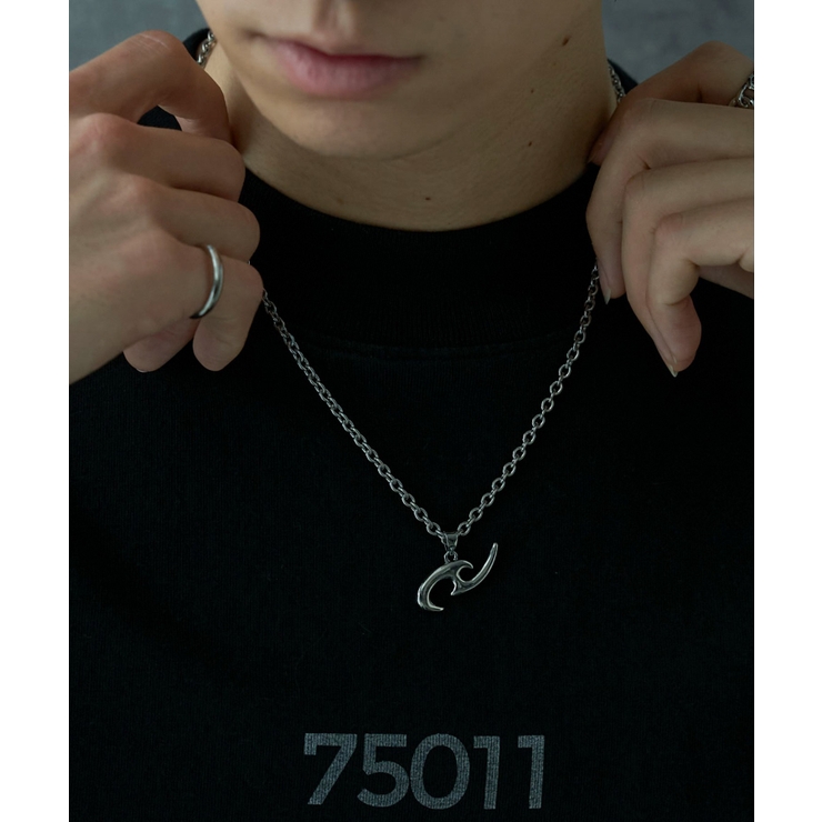 Mトライバルロゴネックレス | WEGO【MEN】 | 詳細画像1 