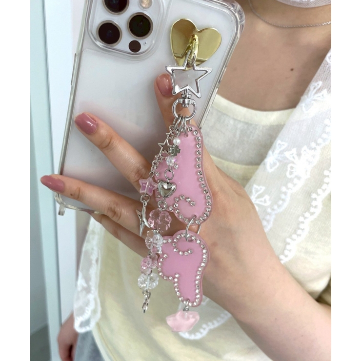 ライトピンク | ANGELビーズセットキーホルダー | WEGO【WOMEN】