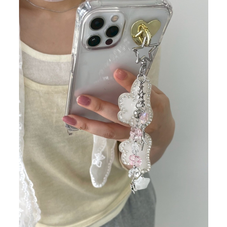 ホワイト | ANGELビーズセットキーホルダー | WEGO【WOMEN】