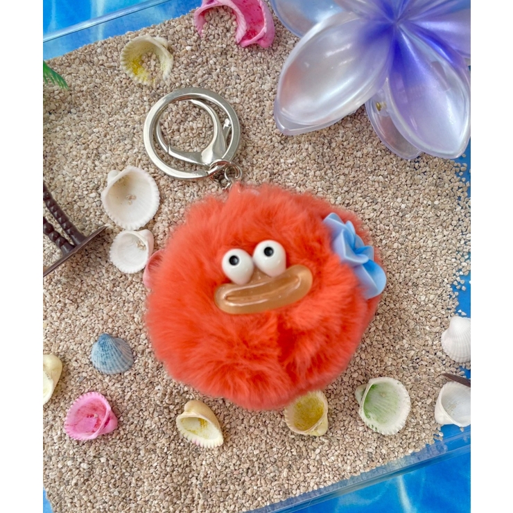 アゲアゲハイビスカスモンスターぬいぐるみキーホルダー[品番