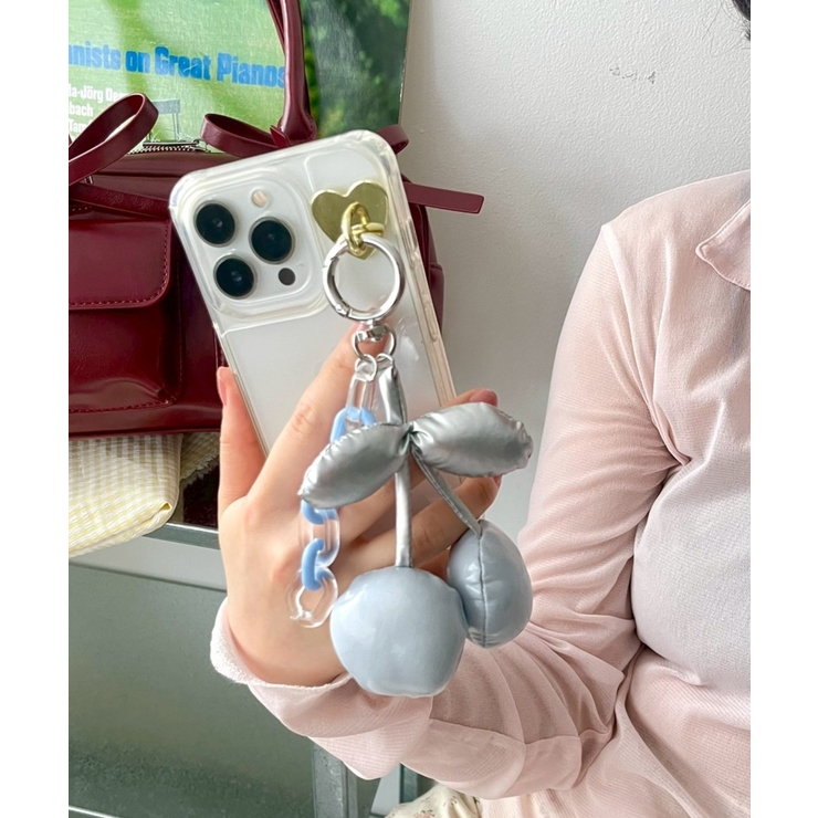 サックス | BIGチェリーチェーンキーホルダー | WEGO【WOMEN】