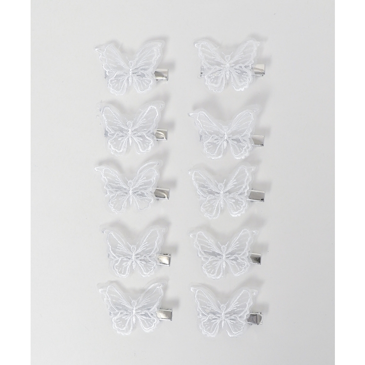 バタフライモチーフヘアクリップ10P | WEGO【WOMEN】 | 詳細画像1 