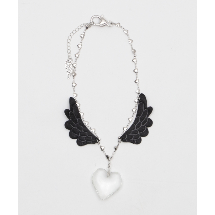 LBIG羽ハートチェーンネックレス | WEGO【WOMEN】 | 詳細画像8 