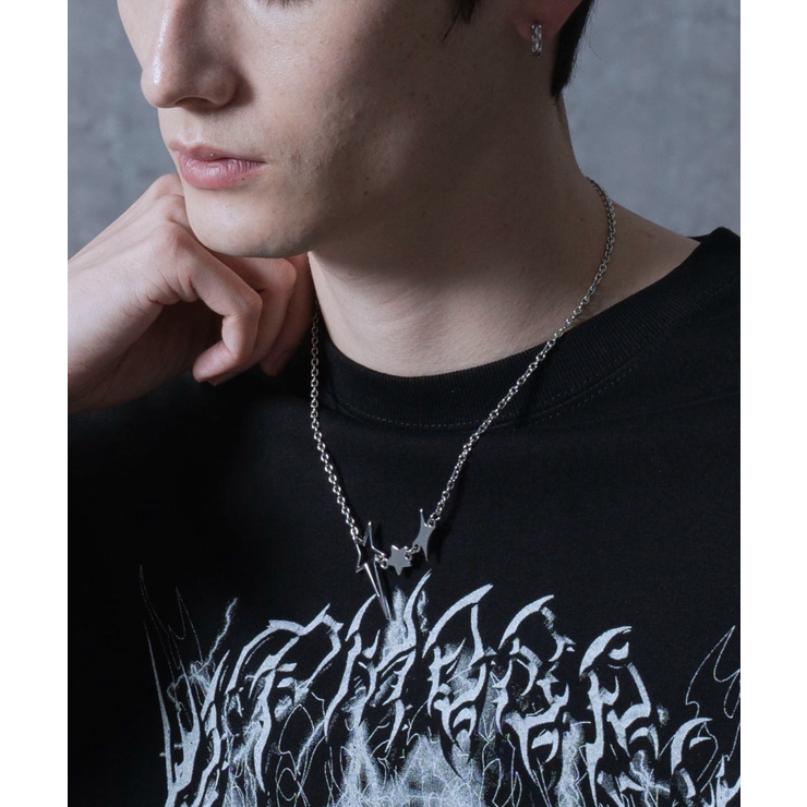 Mスターモチーフネックレス | WEGO【MEN】 | 詳細画像1 