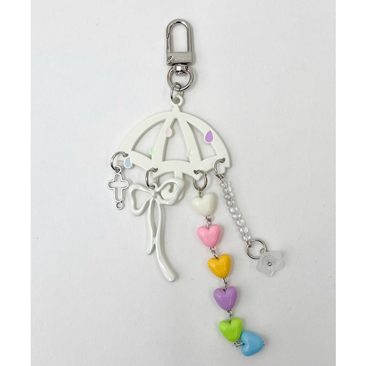 ホワイト | アンブレラモチーフキーホルダー | WEGO【WOMEN】