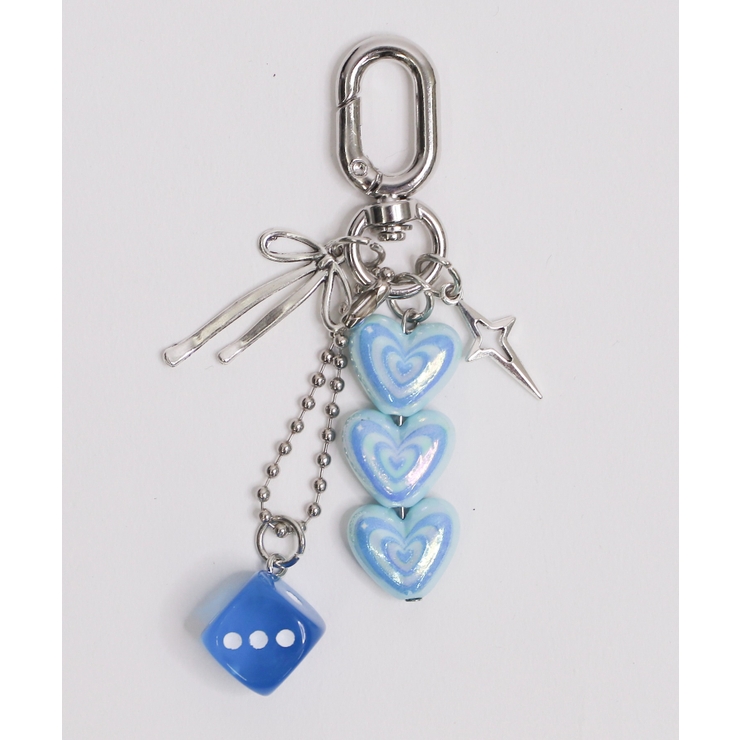 サックス | ハートダイスセットキーホルダー | WEGO【WOMEN】